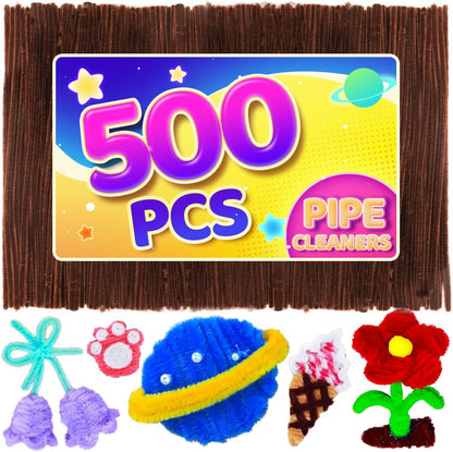 200pcs Pipe Cleaners, Yellow Pipe Cleaners Craft Supplies,Chenille Stems for DIY Arts Crafts Project(Yellow)
