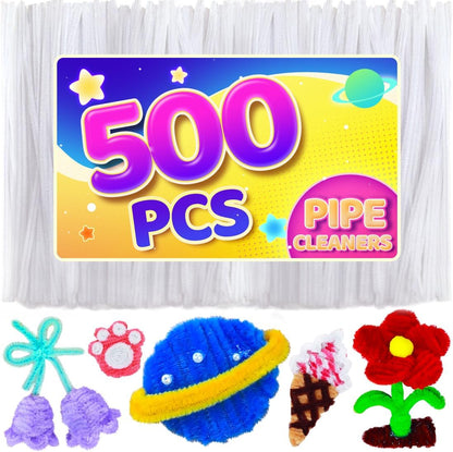 200pcs Pipe Cleaners, Yellow Pipe Cleaners Craft Supplies,Chenille Stems for DIY Arts Crafts Project(Yellow)
