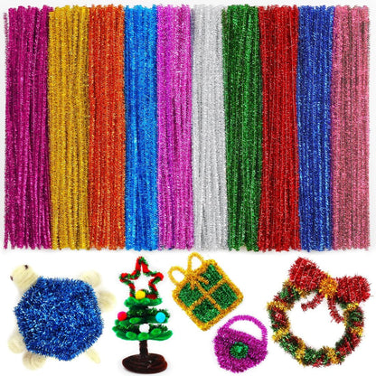 200pcs Pipe Cleaners, Yellow Pipe Cleaners Craft Supplies,Chenille Stems for DIY Arts Crafts Project(Yellow)