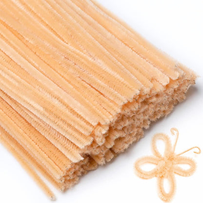 200pcs Pipe Cleaners, Yellow Pipe Cleaners Craft Supplies,Chenille Stems for DIY Arts Crafts Project(Yellow)