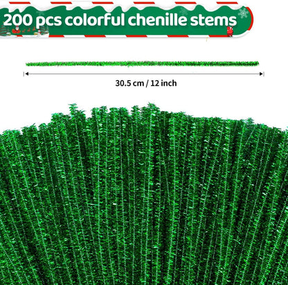 200pcs Pipe Cleaners, Yellow Pipe Cleaners Craft Supplies,Chenille Stems for DIY Arts Crafts Project(Yellow)