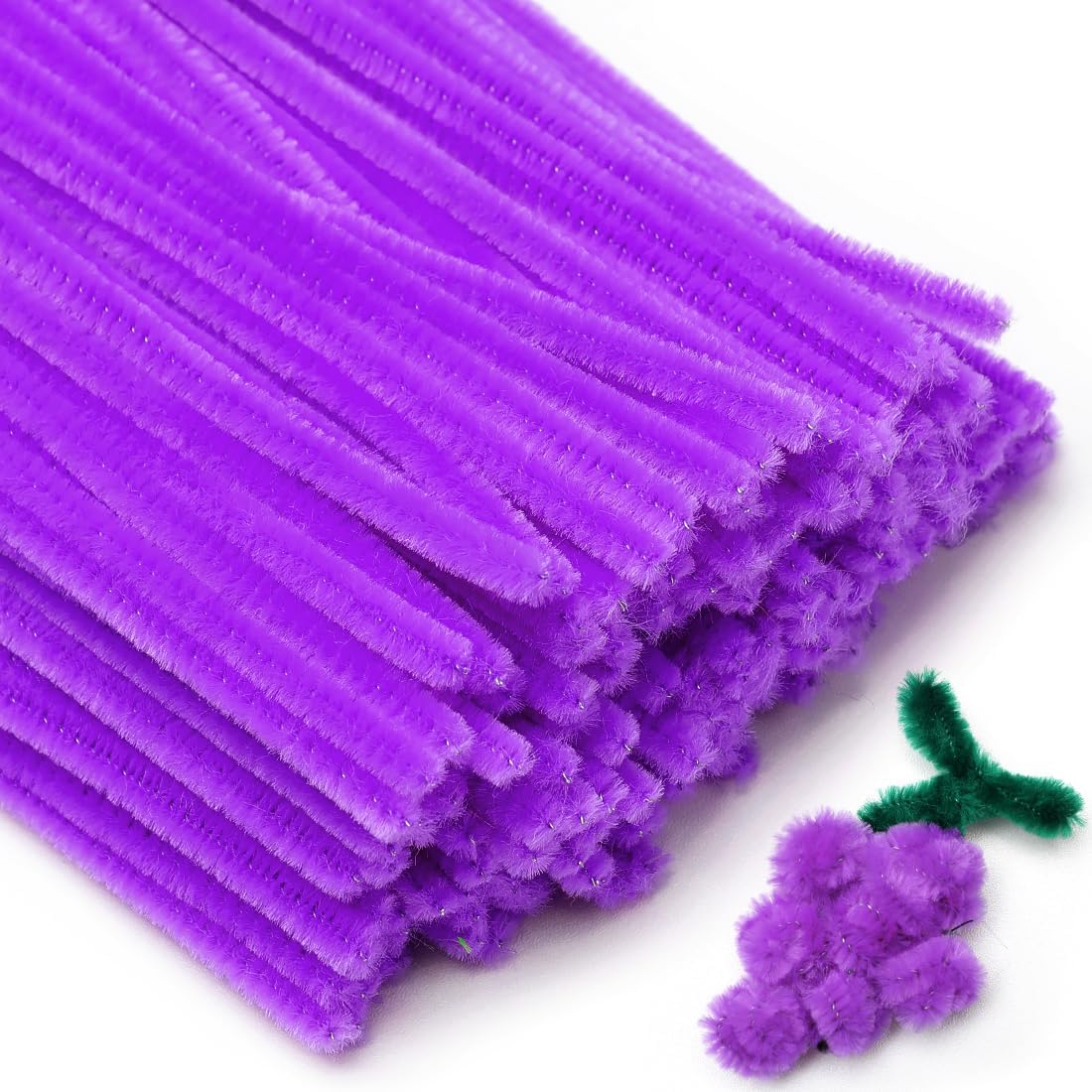 200pcs Pipe Cleaners, Yellow Pipe Cleaners Craft Supplies,Chenille Stems for DIY Arts Crafts Project(Yellow)