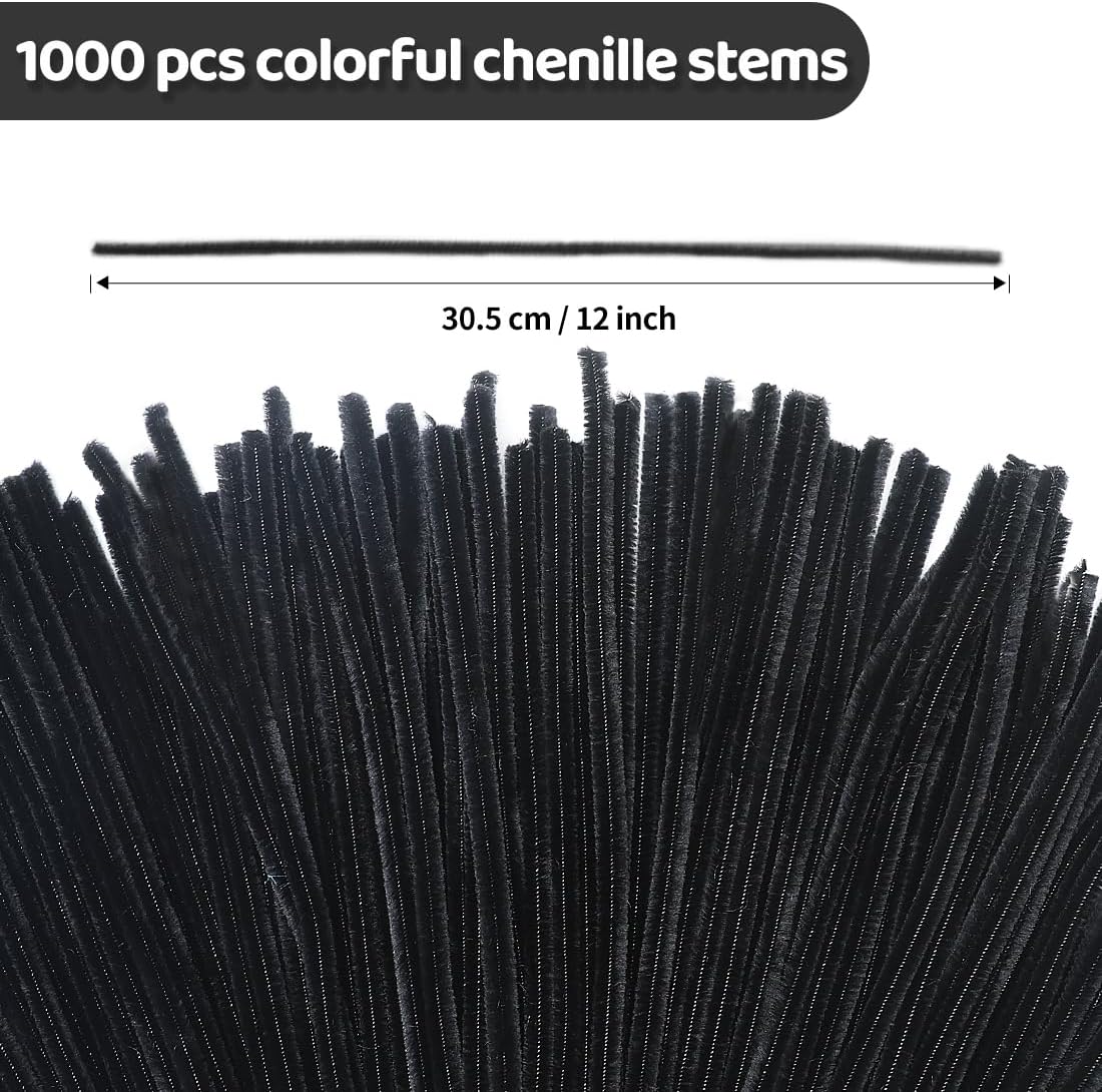 200pcs Pipe Cleaners, Yellow Pipe Cleaners Craft Supplies,Chenille Stems for DIY Arts Crafts Project(Yellow)