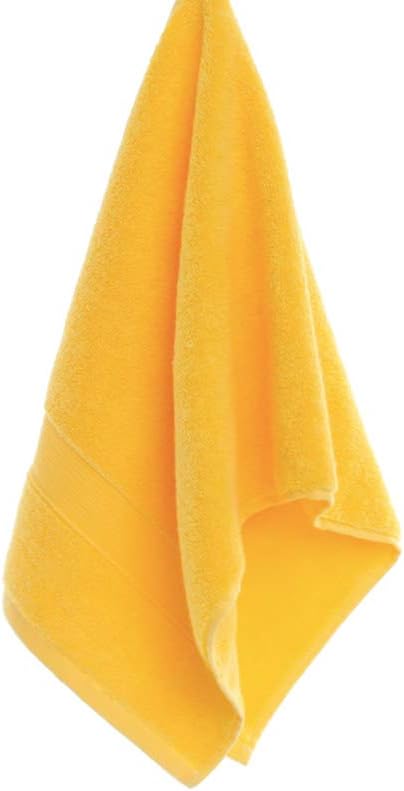 700GSM 2Piece Hand Towels -100% Cotton for Bathroom,Kitchen,Beauty,Spa,Gym,Household face Towel,Highly Absorbent Towels(13.7 x 29.5 Inches) (Yellow)