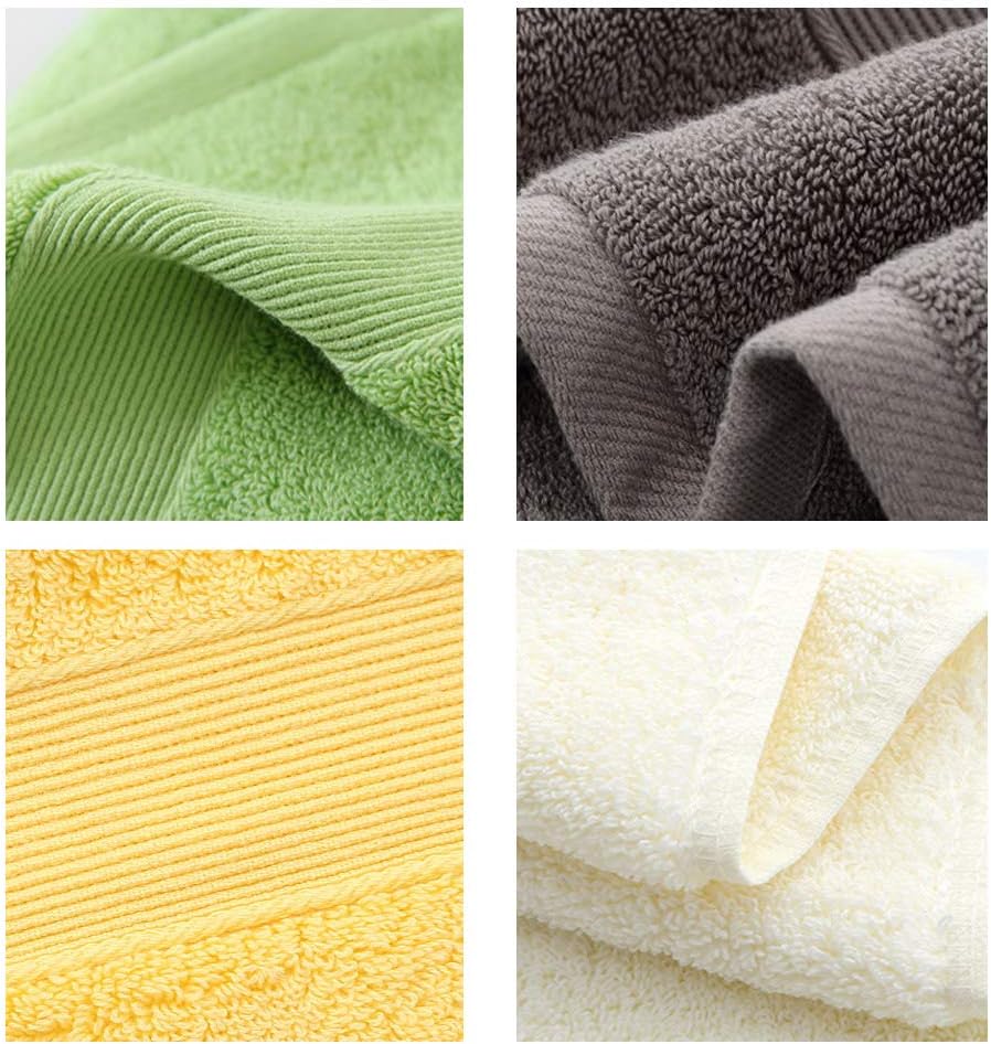 700GSM 2Piece Hand Towels -100% Cotton for Bathroom,Kitchen,Beauty,Spa,Gym,Household face Towel,Highly Absorbent Towels(13.7 x 29.5 Inches) (Yellow)
