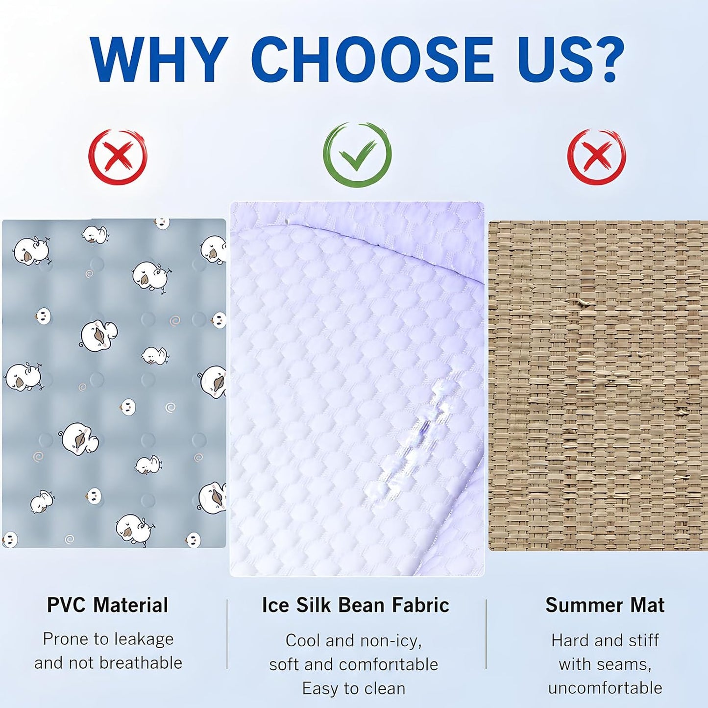 Pet Cooling Pad Mat for Dogs and Cats - Ice Silk Summer Cool Bed Blanket, for Dog Beds, Car, Indoor & Outdoor Use, Summer Cat Bed, Cool Pet Pad, Gel-Free (Gradient Yellow,S-11.8 * 15.7in)