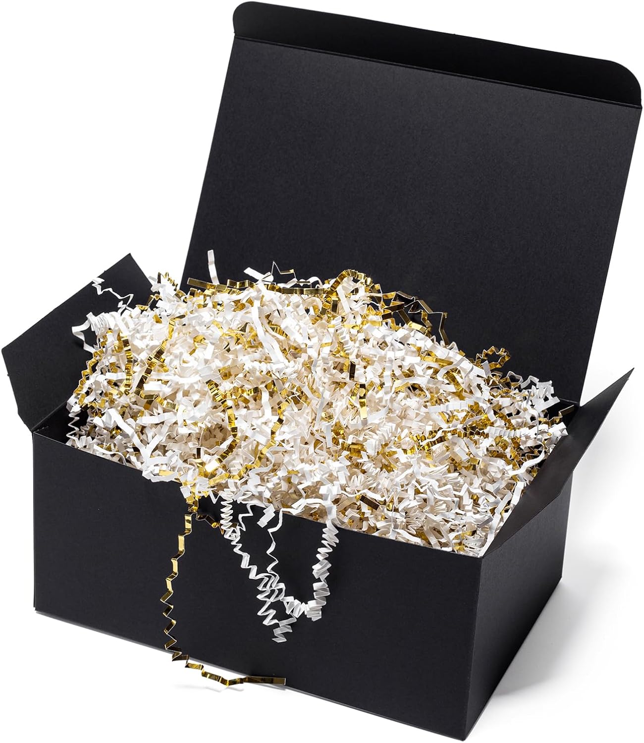 2 LB Crinkle Paper Filler Yellow Shredded Paper for Gift Box | Gift Basket Bag Filler - Grass Cushion Stuffing for Christmas Holiday Gift Wrapping Crinkle Cut Paper Shred Filler
