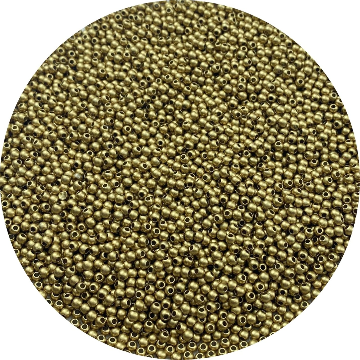 1000 Pcs Pearl Craft Beads - Loose Pearls, 6mm Round Spacer Beads for Earring, Bracelet, Necklace, Key Chains, Jewelry DIY Craft Making, Decoration and Vase Filler (6mm, Gold Yellow)