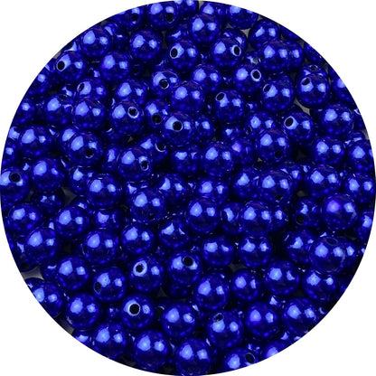 1000 Pcs Pearl Craft Beads - Loose Pearls, 6mm Round Spacer Beads for Earring, Bracelet, Necklace, Key Chains, Jewelry DIY Craft Making, Decoration and Vase Filler (6mm, Gold Yellow)