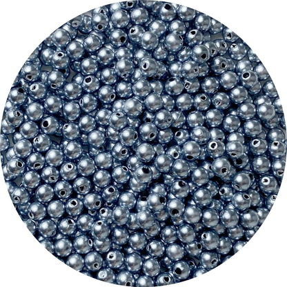1000 Pcs Pearl Craft Beads - Loose Pearls, 6mm Round Spacer Beads for Earring, Bracelet, Necklace, Key Chains, Jewelry DIY Craft Making, Decoration and Vase Filler (6mm, Gold Yellow)
