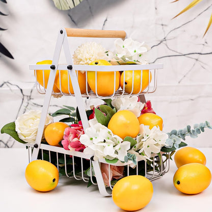 8 Pcs Artificial Yellow Lemons Decoration Fake Lemons Lifelike Faux Lemon Display Simulation Fruit Model for Home Kitchen Cabinet Party