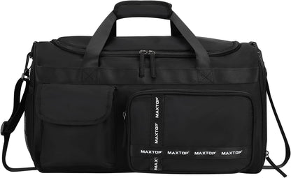 Large Gym Bag for Women Men Travel Duffle Bag With Shoe Compartment | Shoe Compartment,Dry and Wet Separation,Large Capacity Overnight Bag for Yoga Travel Weekend Dance