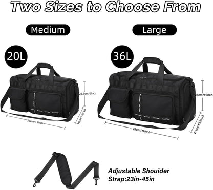 Large Gym Bag for Women Men Travel Duffle Bag With Shoe Compartment | Shoe Compartment,Dry and Wet Separation,Large Capacity Overnight Bag for Yoga Travel Weekend Dance