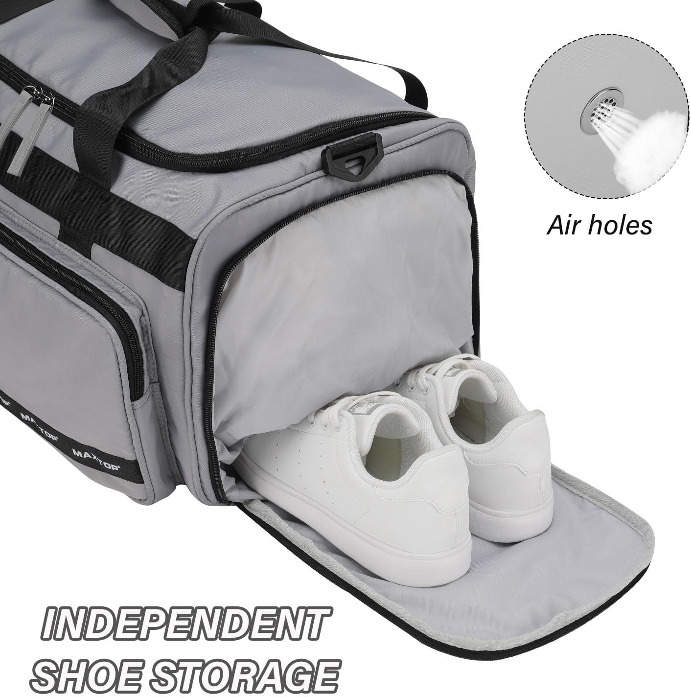 Large Gym Bag for Women Men Travel Duffle Bag With Shoe Compartment | Shoe Compartment,Dry and Wet Separation,Large Capacity Overnight Bag for Yoga Travel Weekend Dance