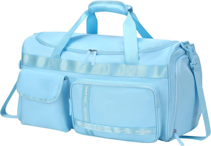 Large Gym Bag for Women Men Travel Duffle Bag With Shoe Compartment | Shoe Compartment,Dry and Wet Separation,Large Capacity Overnight Bag for Yoga Travel Weekend Dance