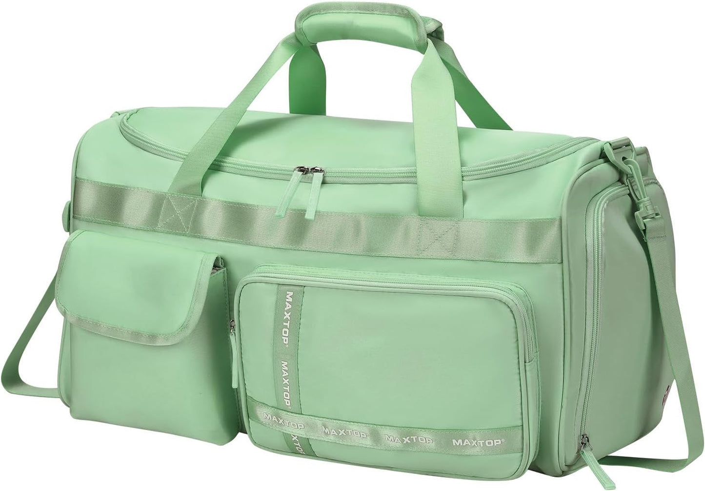 Large Gym Bag for Women Men Travel Duffle Bag With Shoe Compartment | Shoe Compartment,Dry and Wet Separation,Large Capacity Overnight Bag for Yoga Travel Weekend Dance