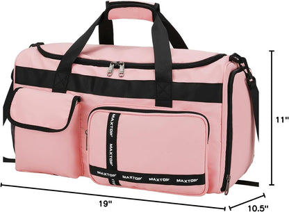 Large Gym Bag for Women Men Travel Duffle Bag With Shoe Compartment | Shoe Compartment,Dry and Wet Separation,Large Capacity Overnight Bag for Yoga Travel Weekend Dance
