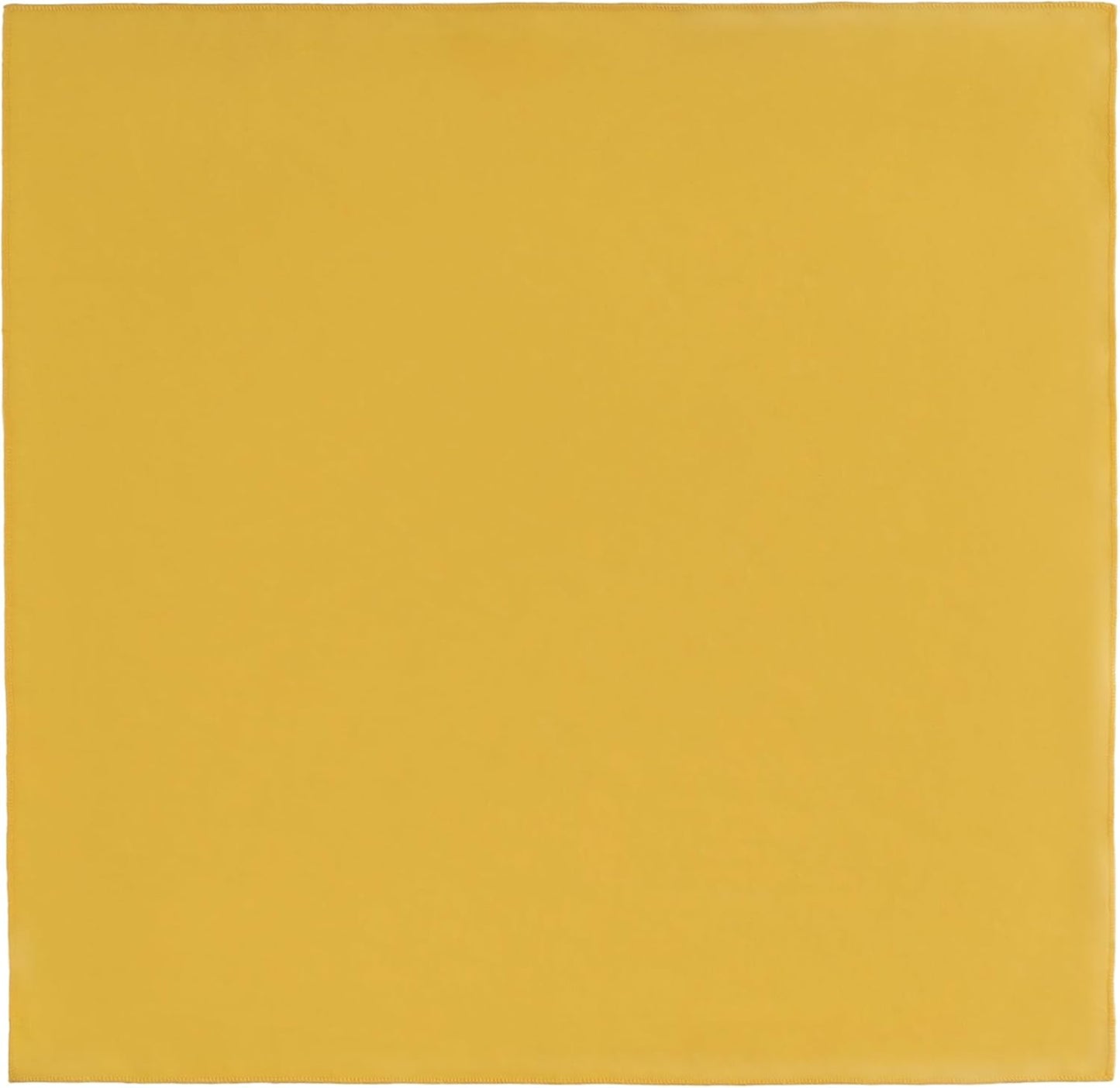 Yellow Cotton Cloth Napkins 18x18 Inches Set of 6 | Reusable Dining Table Napkins for Home, Kitchen, Restaurant & Parties