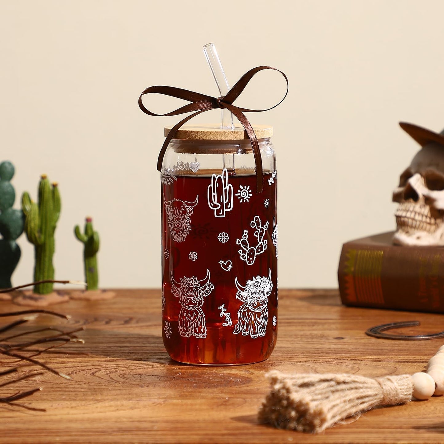 Lemon Glass Cups with Lid and Straw, Cute Lemon Gift for Women | Iced Coffee Tumbler Mug for Birthday Bridal Shower Wedding Summer Party Gift for Women Mom Friends Teen Girls Stuff 16oz