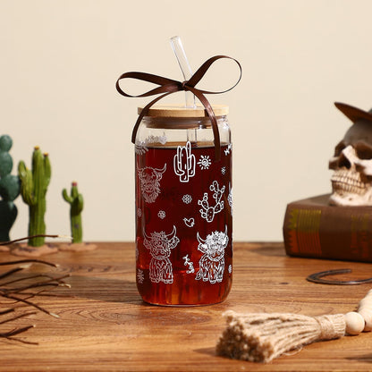 Lemon Glass Cups with Lid and Straw, Cute Lemon Gift for Women | Iced Coffee Tumbler Mug for Birthday Bridal Shower Wedding Summer Party Gift for Women Mom Friends Teen Girls Stuff 16oz