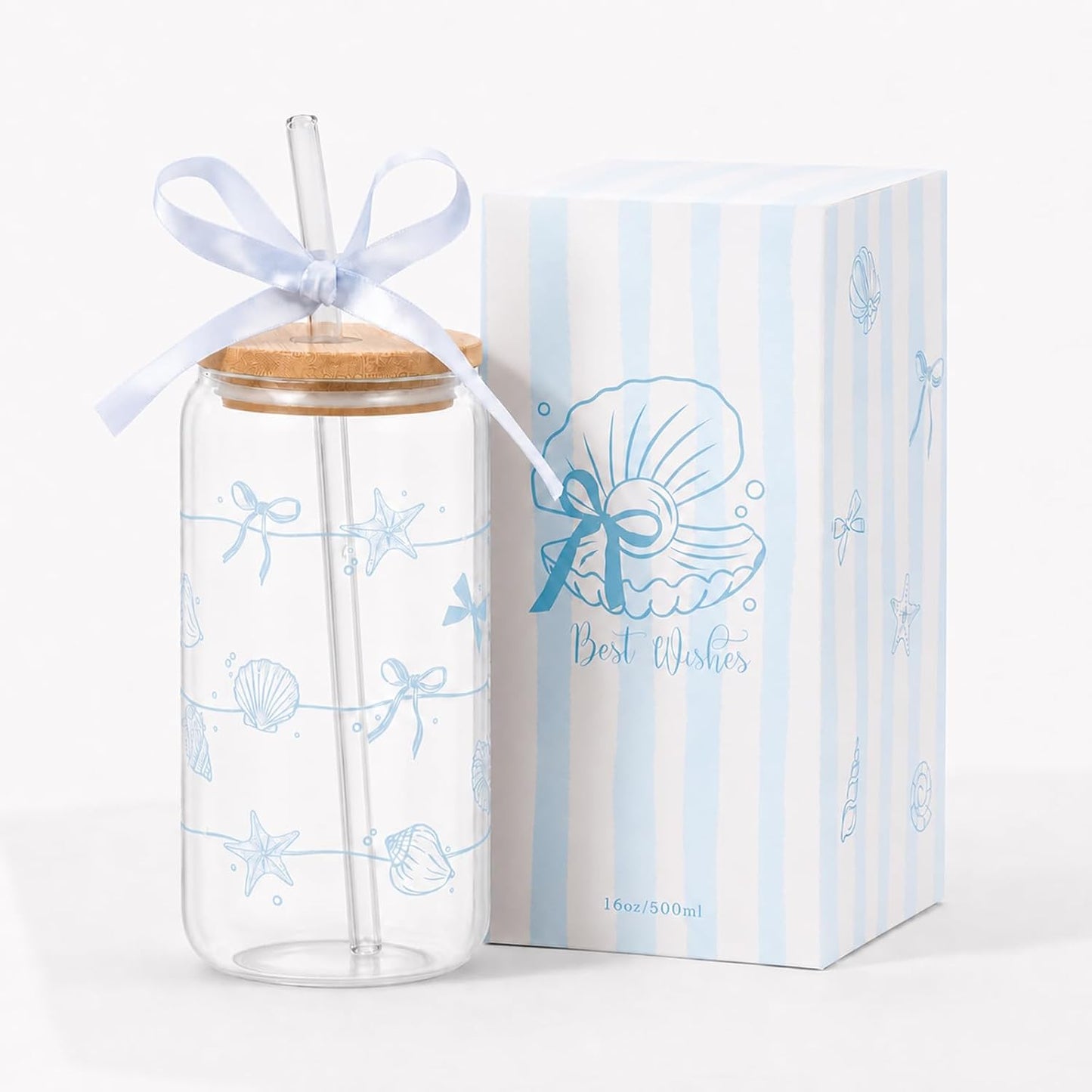 Lemon Glass Cups with Lid and Straw, Cute Lemon Gift for Women | Iced Coffee Tumbler Mug for Birthday Bridal Shower Wedding Summer Party Gift for Women Mom Friends Teen Girls Stuff 16oz