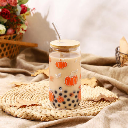 Lemon Glass Cups with Lid and Straw, Cute Lemon Gift for Women | Iced Coffee Tumbler Mug for Birthday Bridal Shower Wedding Summer Party Gift for Women Mom Friends Teen Girls Stuff 16oz