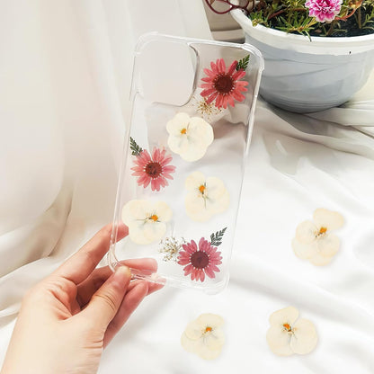 50Pcs Pressed Pansy Violet Flowers Real Dried for Resin Molds, Mixed Dry Flowers for Jewelry Candles Making, Scrapbooking Crafts, DIY Soap, Wedding Decoration Nails Decor (Beige)