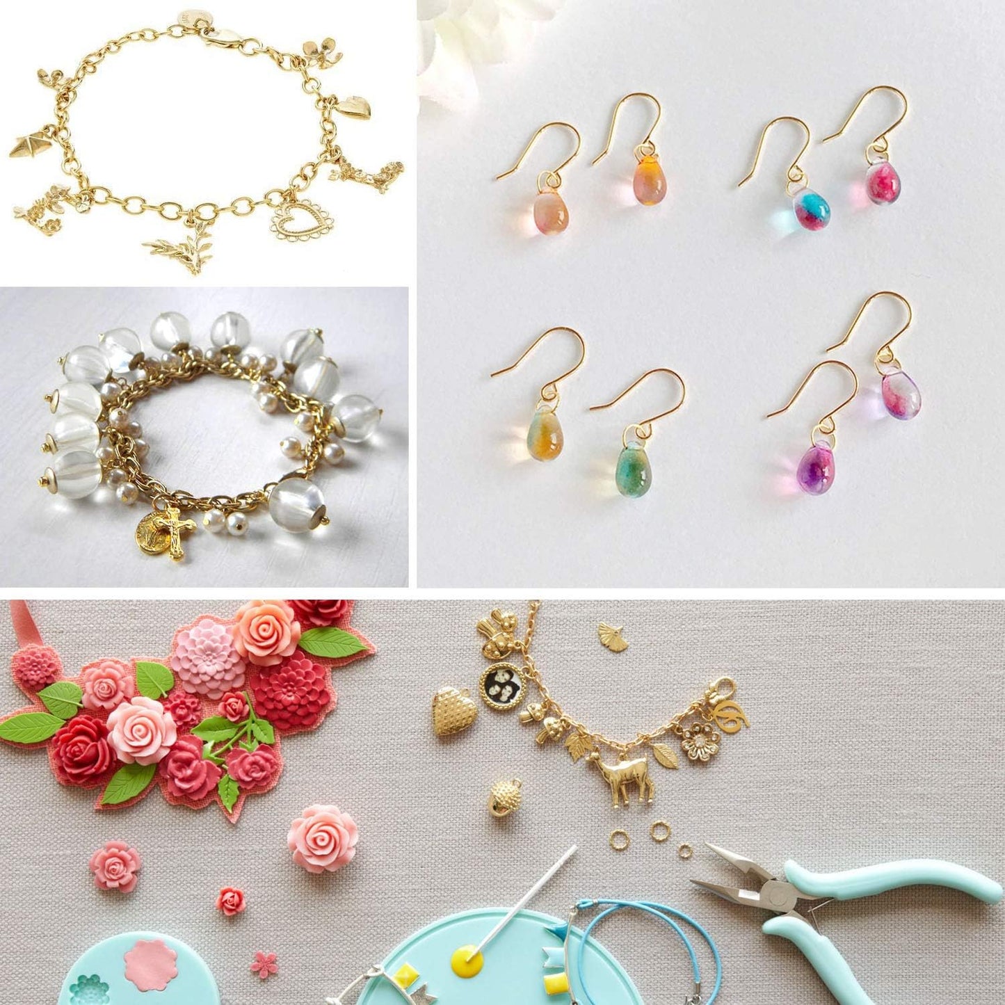 14k Gold Plated Jump Rings 900PCS 4/6/8/10 mm Gold Jump Rings Strong Open Ring Bulk for Necklace Bracelet Earrings Jewelry Making | 4/6/8/10 MM Gold Jump Rings Brass Sturdy Open Jump Ring for Necklace Bracelet Jewelry Making（100 PCS）