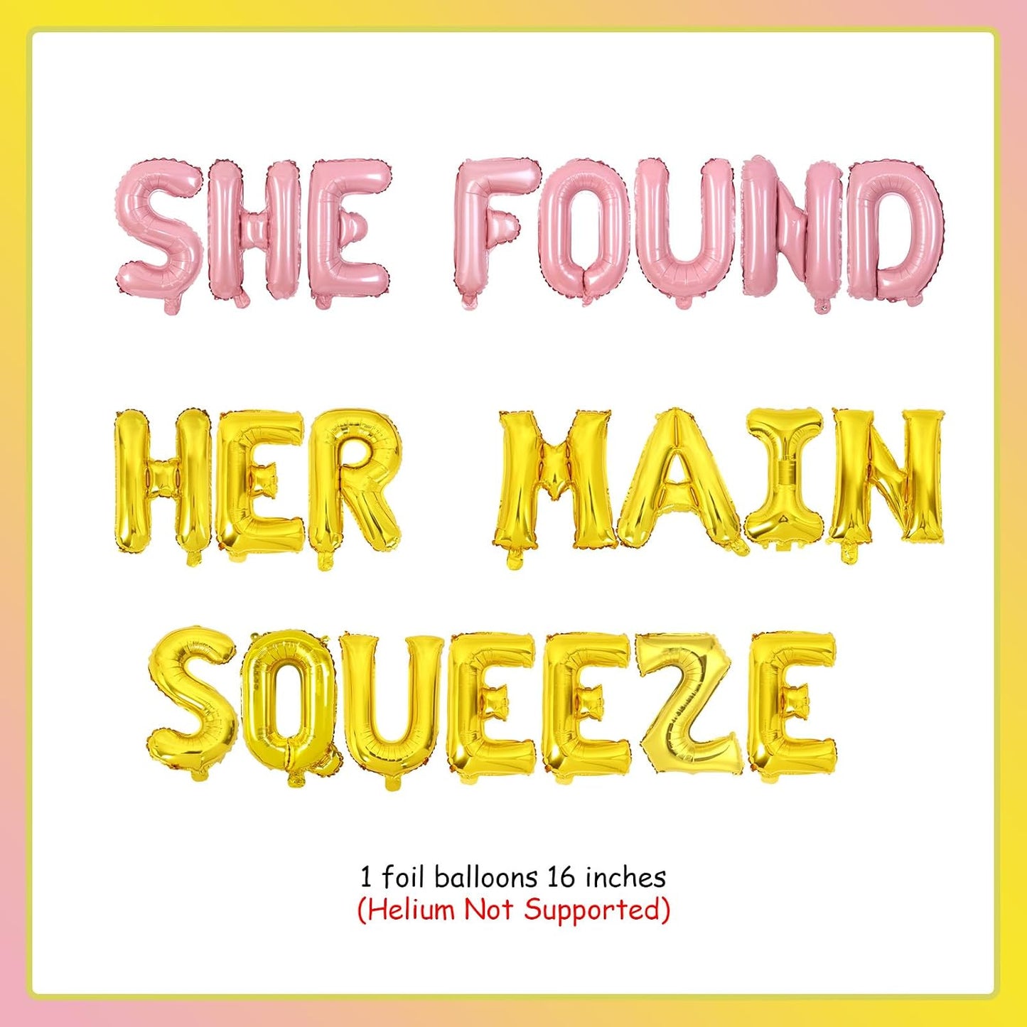 Lemon Bridal Shower Decorations She Found Her Main Squeeze Bridal Shower Decor Pink Yellow with Pink Heart Diamond Ring Citrus Balloon Supplies for Lemonade Fruits Weeding Engagement Party