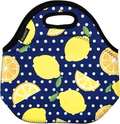 ® Insulated Neoprene Lunch Bag, Lemons