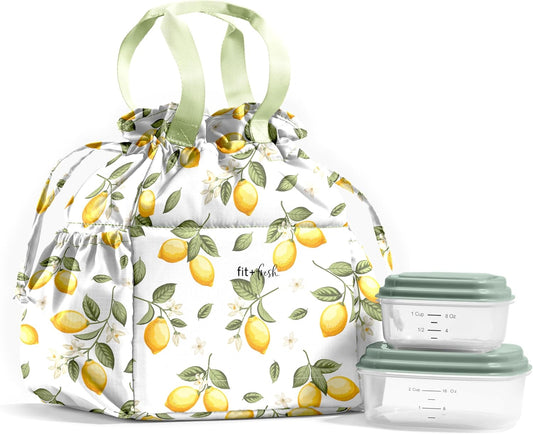 Cromwell Cinch Lunch Bag for Women | Insulated Lunch Box with Containers