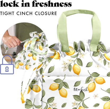 Cromwell Cinch Lunch Bag for Women | Insulated Lunch Box with Containers
