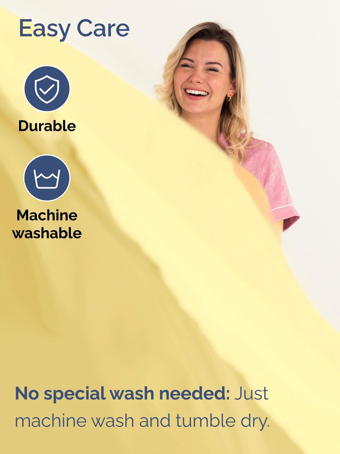 Extra Deep Split King Sheet Set - 7 Piece Breathable and Cooling Sheets - Hotel Luxury Bedding for Women, Men, Kids & Teens - Easy & Secure Fit - Soft and Wrinkle Free - Extra Deep Pockets - Yellow