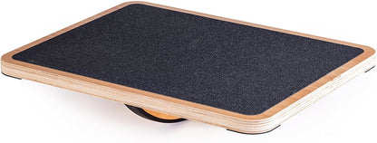 Wooden Balance Board, Basic Rocker or Advanced 360° Wobble | Beginner-to-Advanced Options, Non-Slip Surface, Ankle Rehab, Physical Therapy, Core Stability and Balance Training