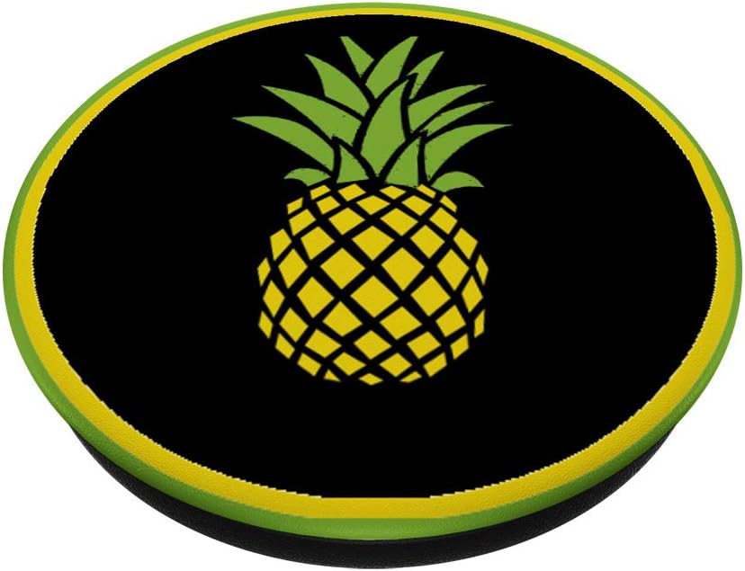Tropical Fruit Yellow Pineapple Pop Socket PopSockets PopGrip: Swappable Grip for Phones & Tablets