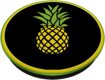 Tropical Fruit Yellow Pineapple Pop Socket PopSockets PopGrip: Swappable Grip for Phones & Tablets