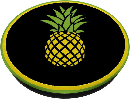 Tropical Fruit Yellow Pineapple Pop Socket PopSockets PopGrip: Swappable Grip for Phones & Tablets