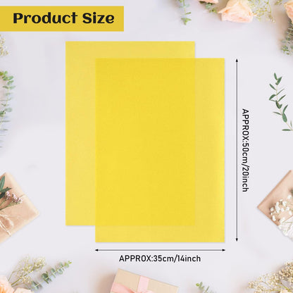 120 Sheets Yellow Tissue Paper - 14 x 20 Inches Wrapping Tissue Paper Bulk - Yellow Wrap Paper Sheets for Gift Bags, Packaging, Floral Filler, Birthday, Baby Shower, Sunflower Decor