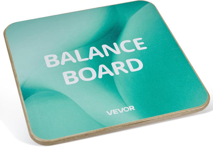 Balance Board, 360° Rotating Wobble Board Trainer for Adults 3-Level Adjustable, Wooden Balance Training Equipment, Slip-Resistant Surface for Core Workout, Standing Desk Exercise, Home Gym