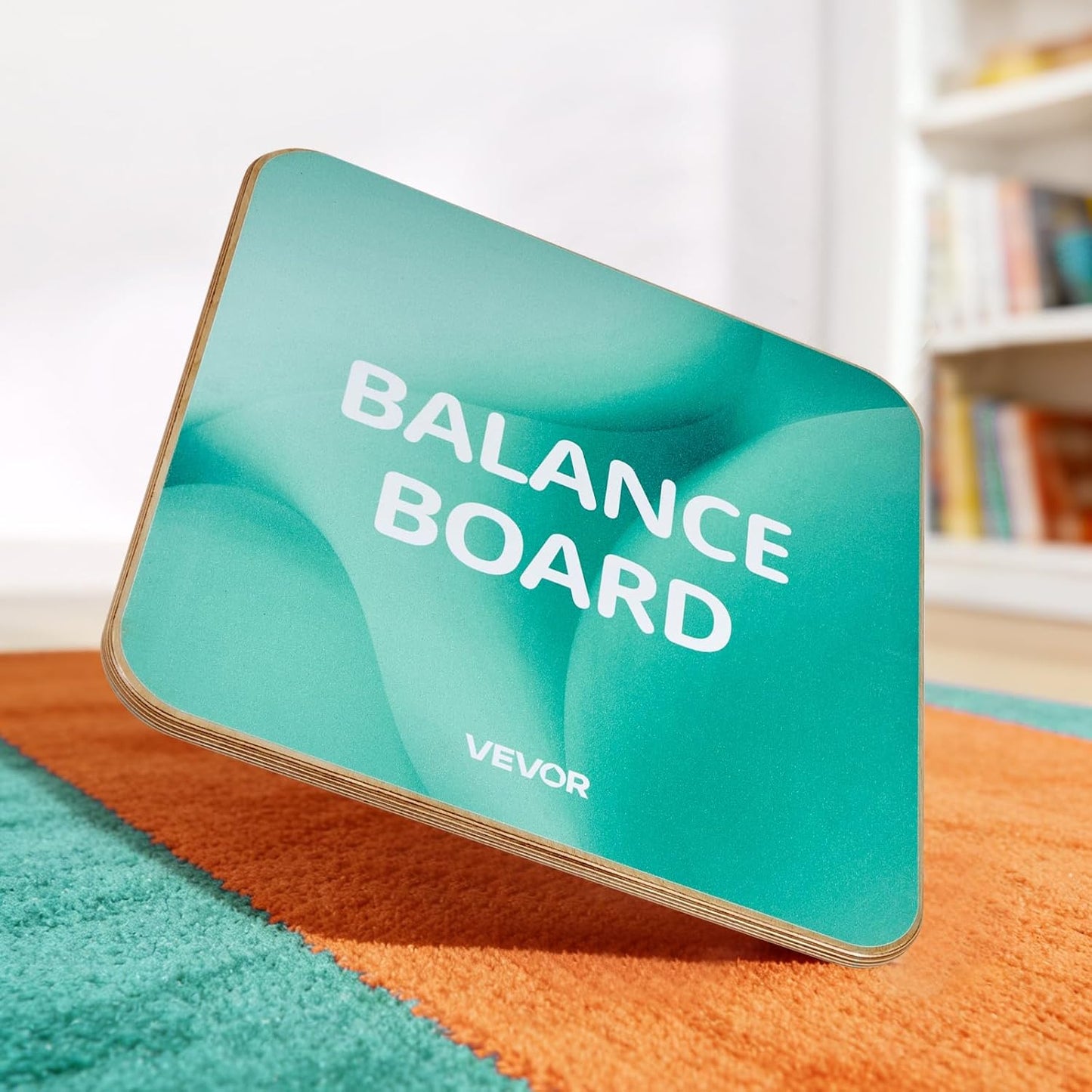 Balance Board, 360° Rotating Wobble Board Trainer for Adults 3-Level Adjustable, Wooden Balance Training Equipment, Slip-Resistant Surface for Core Workout, Standing Desk Exercise, Home Gym