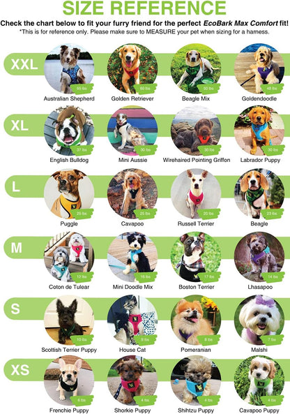 Dog Harness, No Pull & No Choke Vest for Small Dogs, XS, Yellow | Eco Friendly Max Comfort Harnesses, Luxurious Soft Mesh Halter, Over the Head Vest for Small, Toy Breed & Teacup Dogs