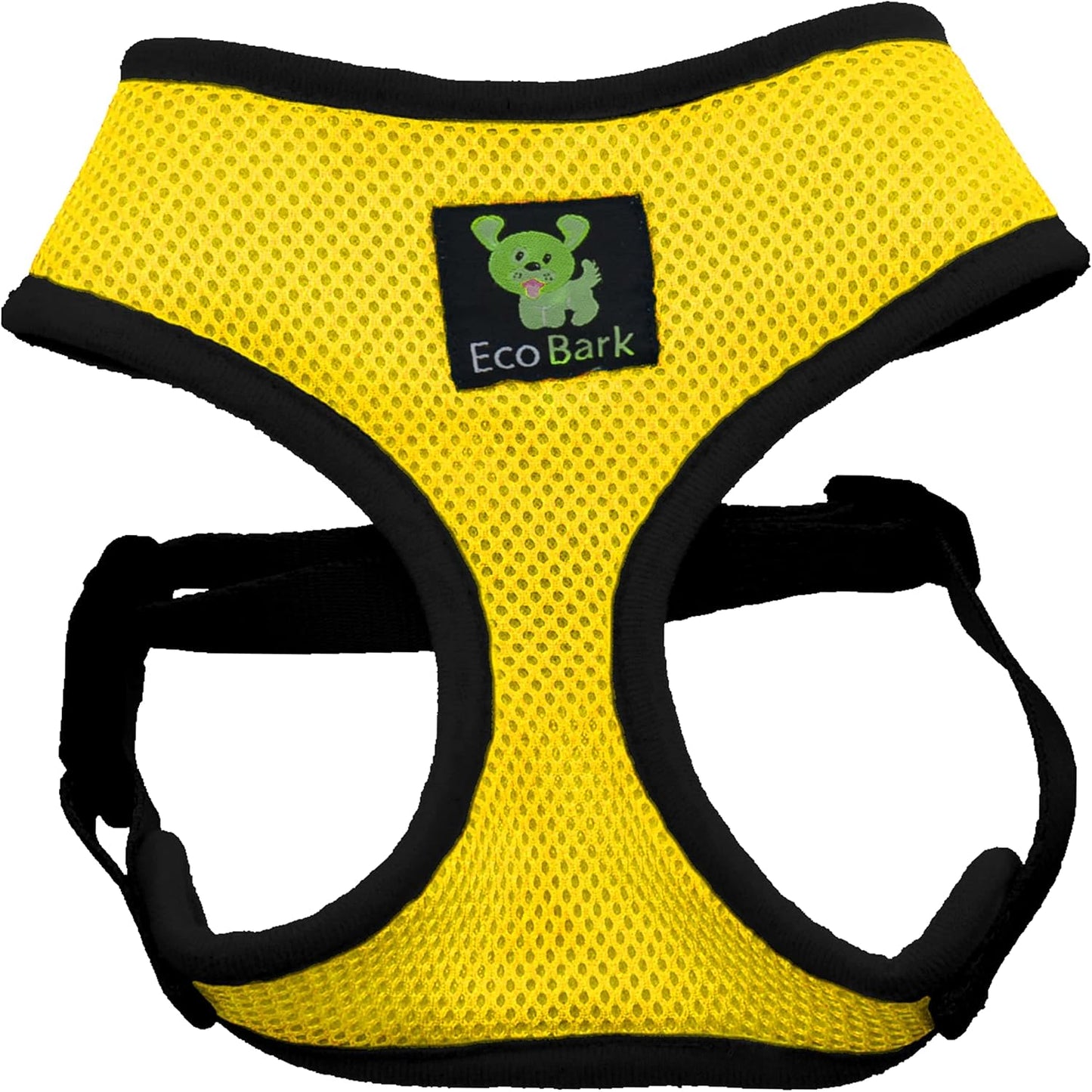 Dog Harness, No Pull & No Choke Vest for Small Dogs, XS, Yellow | Eco Friendly Max Comfort Harnesses, Luxurious Soft Mesh Halter, Over the Head Vest for Small, Toy Breed & Teacup Dogs