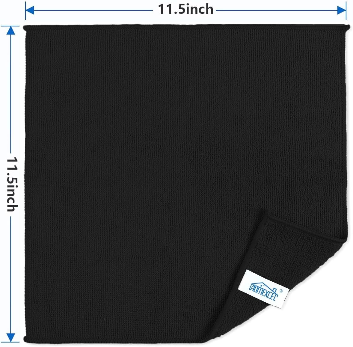 Yellow Microfiber Cleaning Cloth, 12 Pack Premium Microfiber Towels for Cars, Lint Free, Highly Absorbent, Reusable Cleaning Rags for Car, Household, Kitchen, Window, 11.5"X11.5"