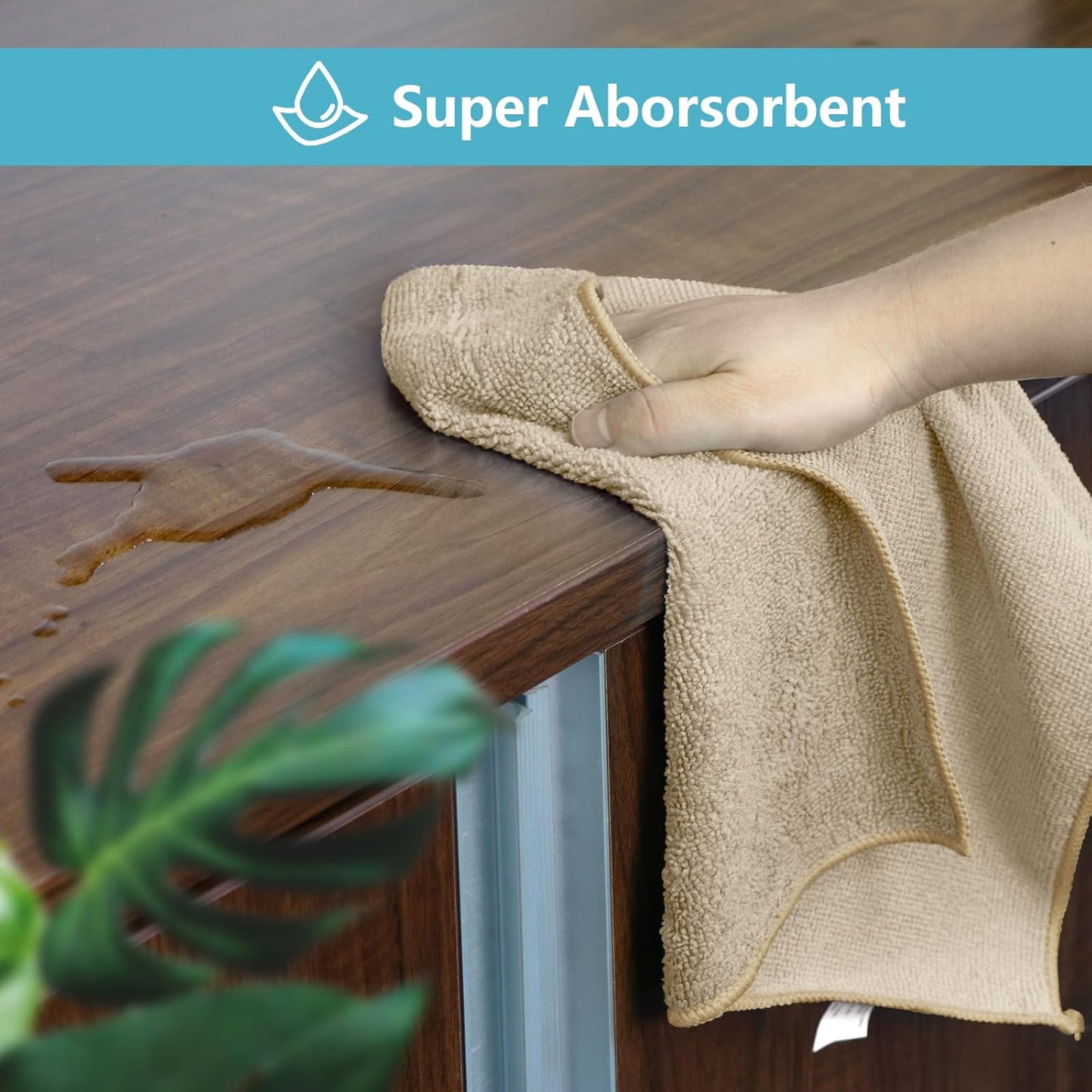Yellow Microfiber Cleaning Cloth, 12 Pack Premium Microfiber Towels for Cars, Lint Free, Highly Absorbent, Reusable Cleaning Rags for Car, Household, Kitchen, Window, 11.5"X11.5"