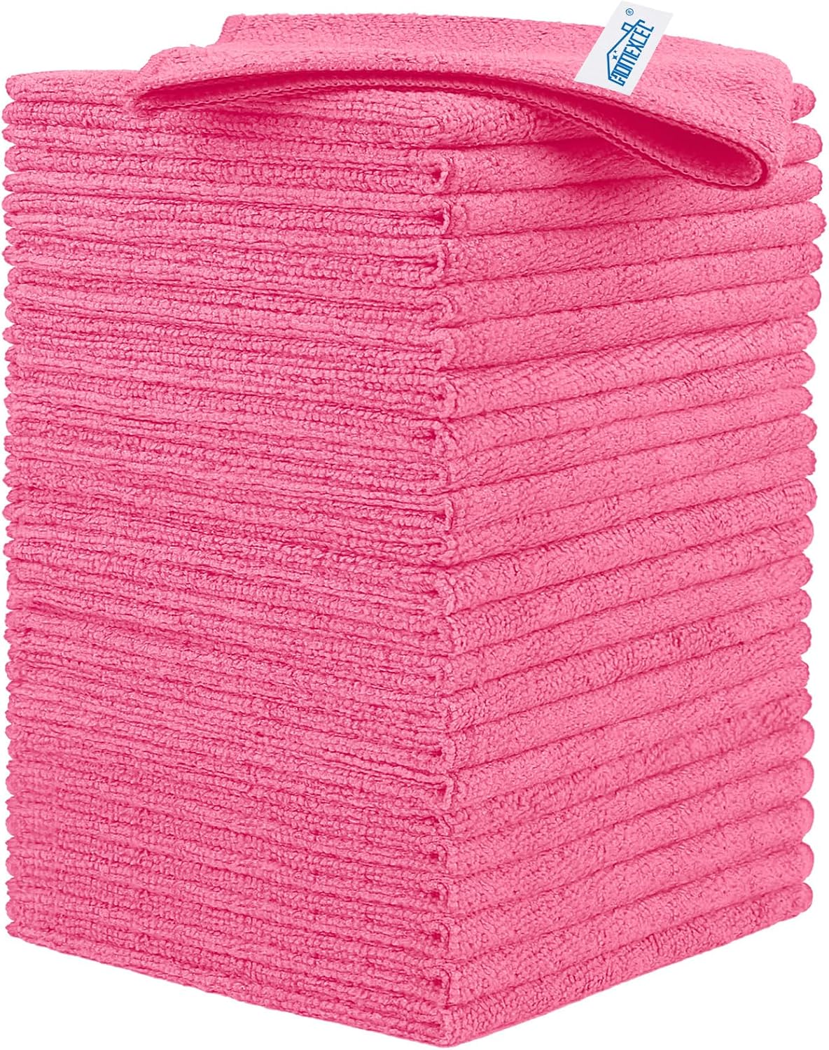 Yellow Microfiber Cleaning Cloth, 12 Pack Premium Microfiber Towels for Cars, Lint Free, Highly Absorbent, Reusable Cleaning Rags for Car, Household, Kitchen, Window, 11.5"X11.5"