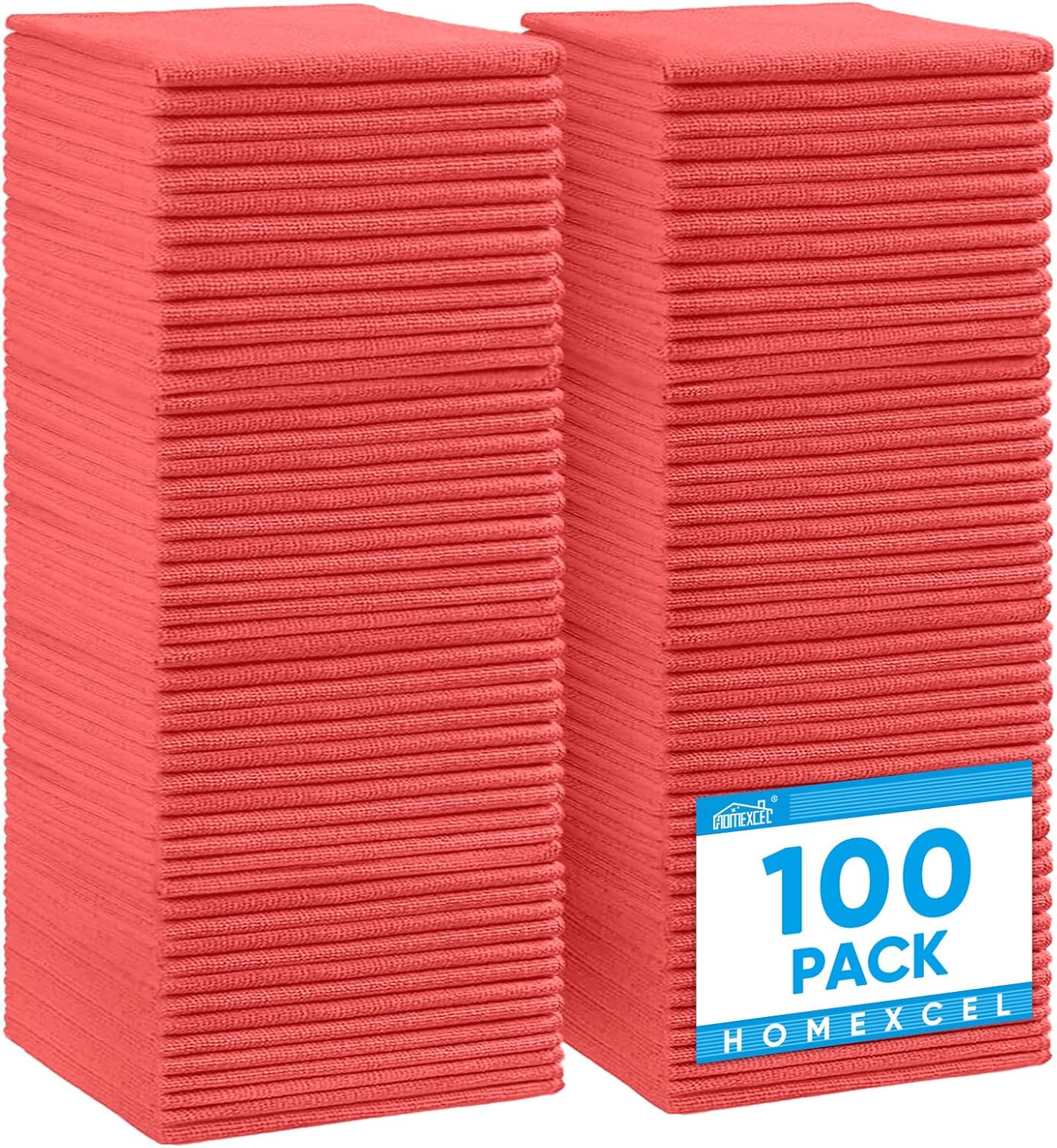 Yellow Microfiber Cleaning Cloth, 12 Pack Premium Microfiber Towels for Cars, Lint Free, Highly Absorbent, Reusable Cleaning Rags for Car, Household, Kitchen, Window, 11.5"X11.5"