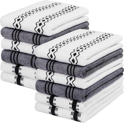 Yellow Microfiber Cleaning Cloth, 12 Pack Premium Microfiber Towels for Cars, Lint Free, Highly Absorbent, Reusable Cleaning Rags for Car, Household, Kitchen, Window, 11.5"X11.5"