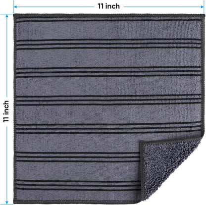 Yellow Microfiber Cleaning Cloth, 12 Pack Premium Microfiber Towels for Cars, Lint Free, Highly Absorbent, Reusable Cleaning Rags for Car, Household, Kitchen, Window, 11.5"X11.5"