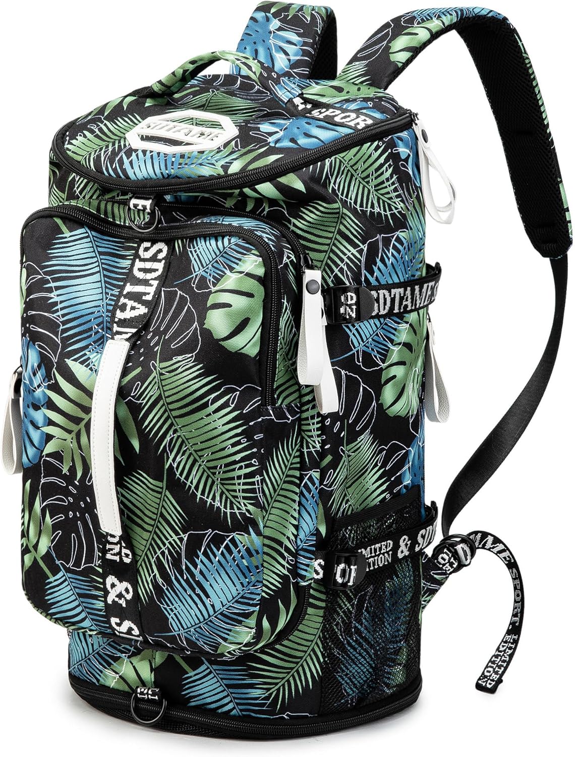 SDTAME Gym Duffel Backpack with Shoe Pocket & Laptop Sleeve