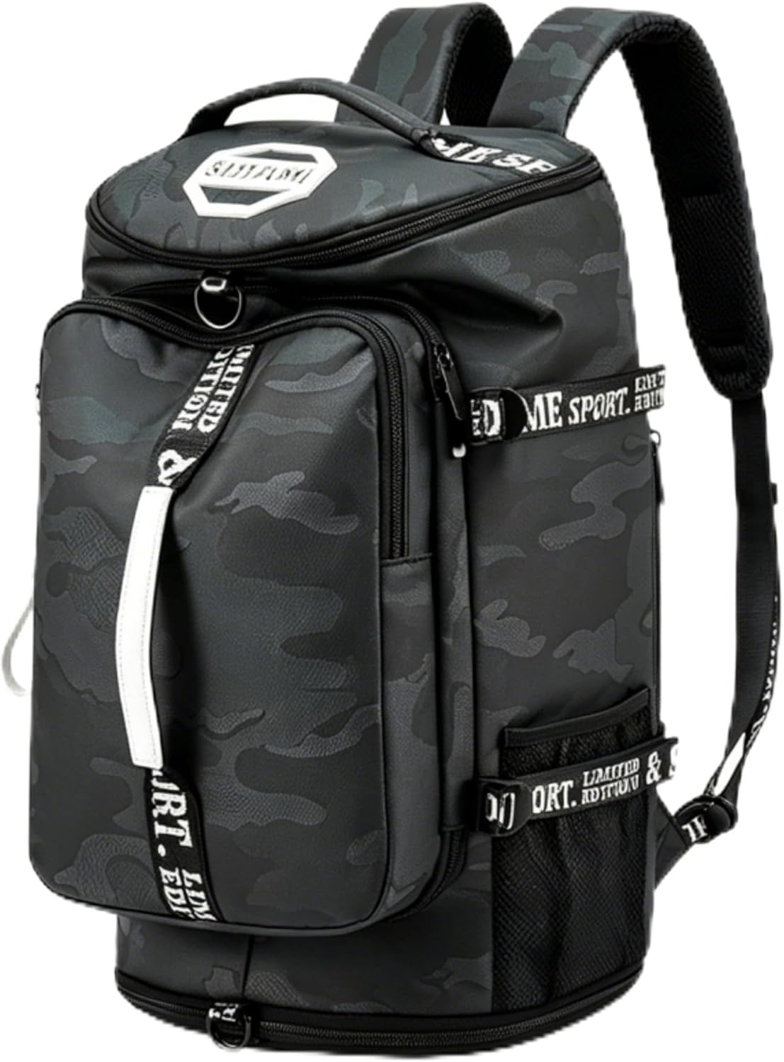 SDTAME Gym Duffel Backpack with Shoe Pocket & Laptop Sleeve